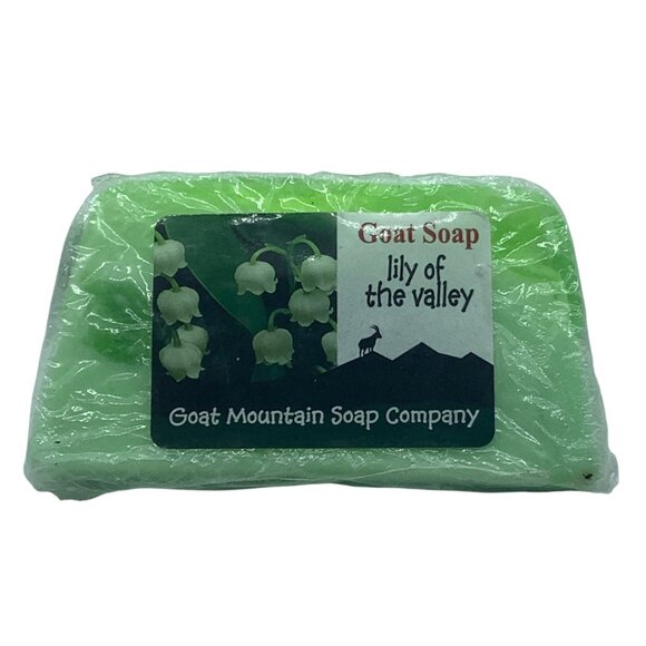 Lily Of The Valley Goat Soap 3.5 Oz By Goat Mountain Soap Company NEW - Picture 1 of 3